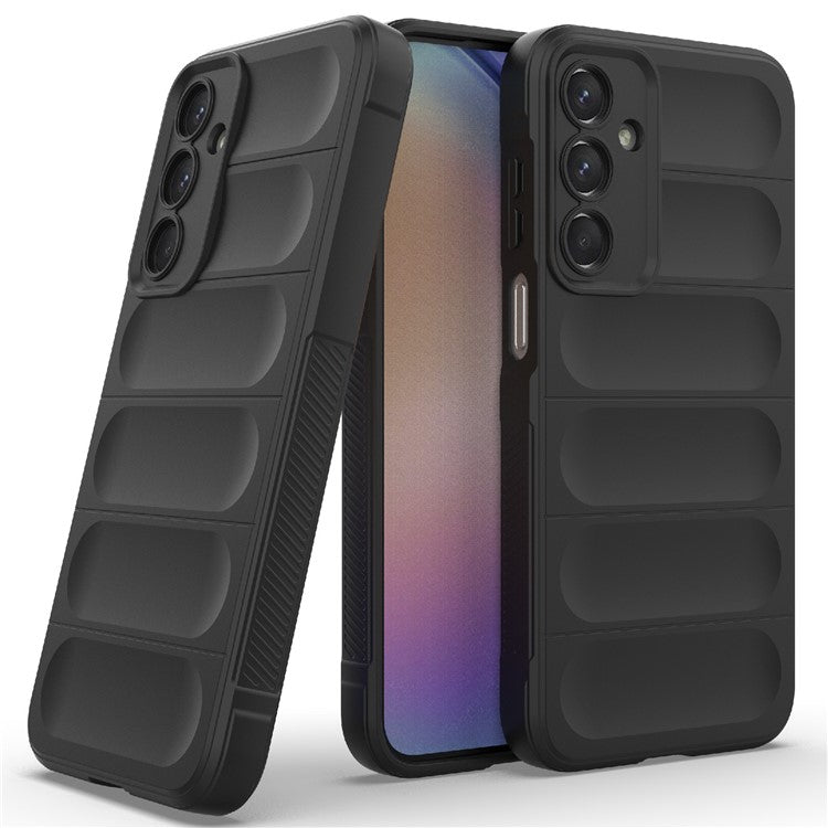For Samsung Galaxy M35 5G Case Soft TPU Shockproof Mobile Phone Cover - Black
