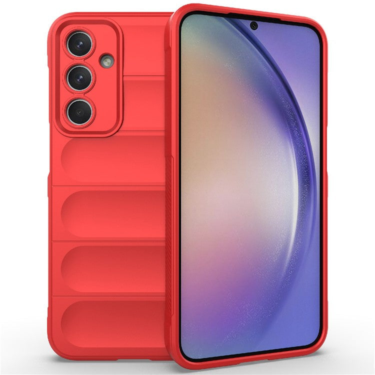 For Samsung Galaxy M35 5G Case Soft TPU Shockproof Mobile Phone Cover - Red