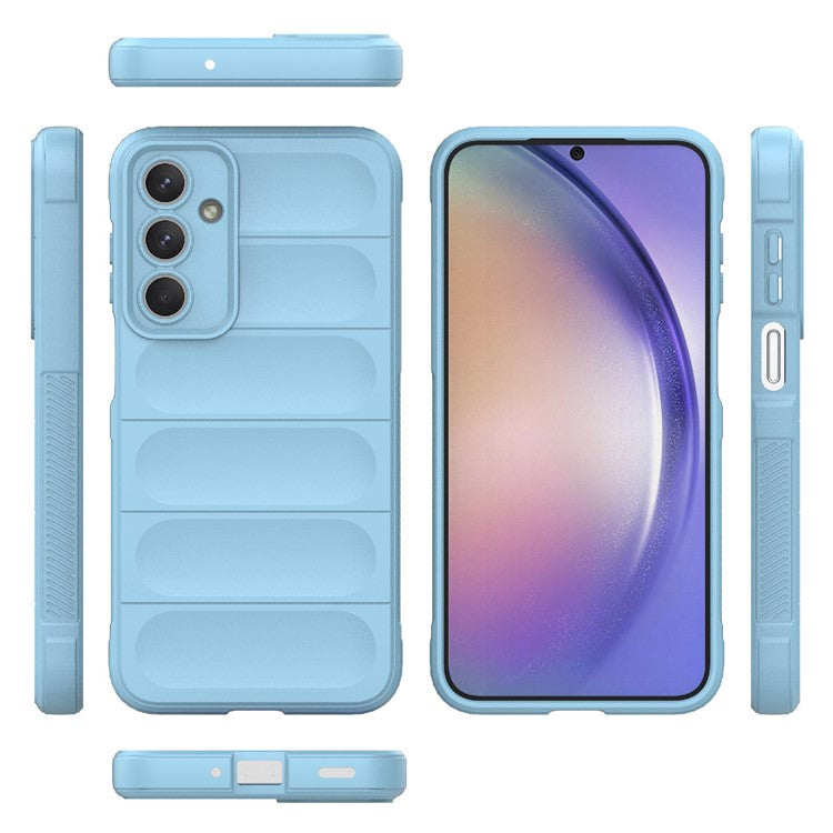 For Samsung Galaxy M35 5G Case Soft TPU Shockproof Mobile Phone Cover - Baby Blue