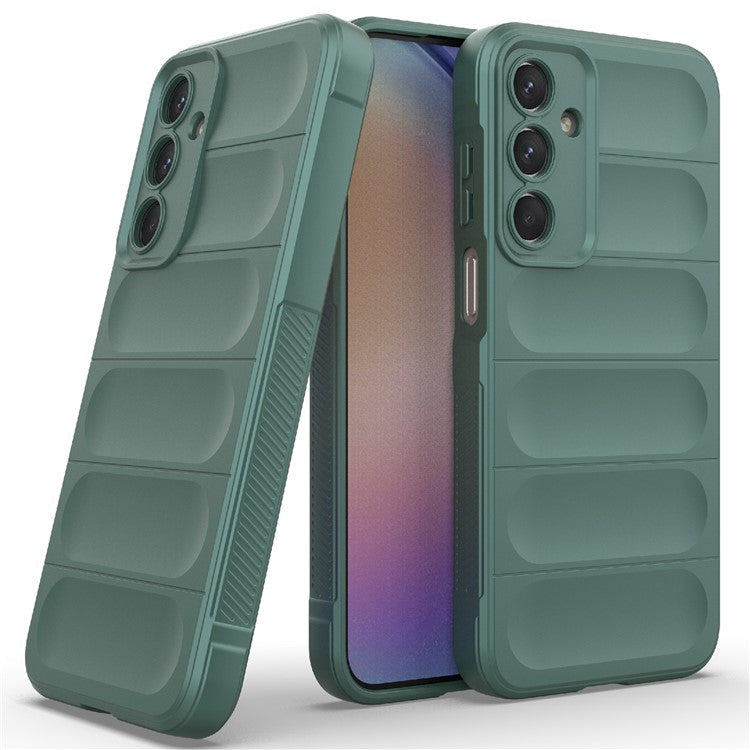 For Samsung Galaxy M35 5G Case Soft TPU Shockproof Mobile Phone Cover - Green