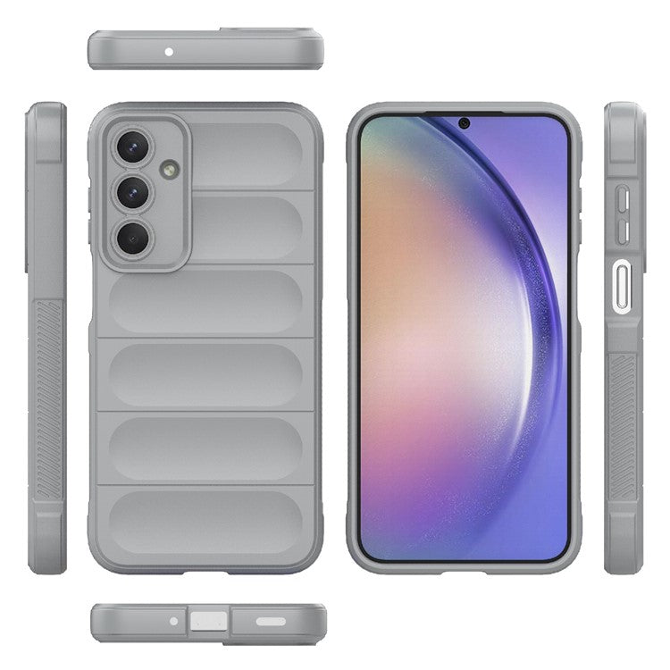 For Samsung Galaxy M35 5G Case Soft TPU Shockproof Mobile Phone Cover - Light Grey