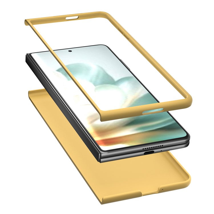 For Honor Magic Vs3 5G Case Hard PC Protective Phone Cover Skin Touch Feeling - Yellow