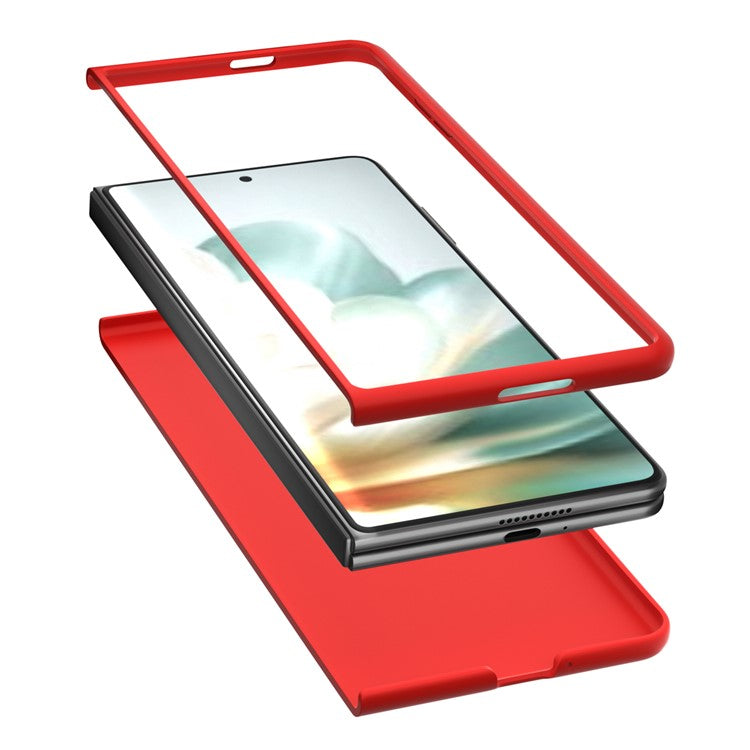 For Honor Magic Vs3 5G Case Hard PC Protective Phone Cover Skin Touch Feeling - Red