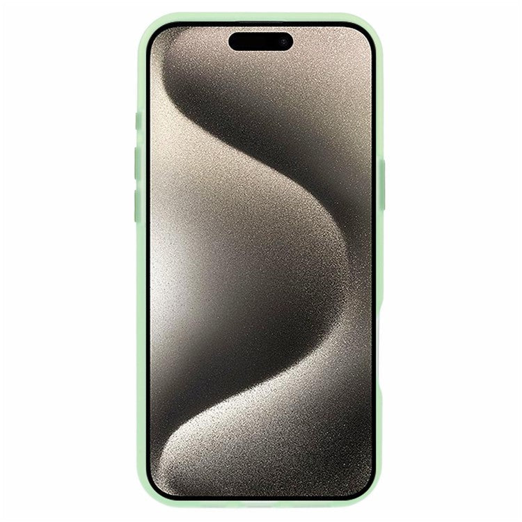 For iPhone 16 Case Compatible Cover with MagSafe Soft TPU Thin Protective Cover with Matte Finish - Green