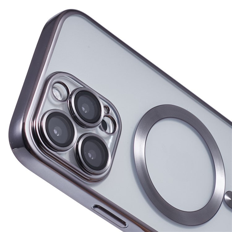 X-LEVEL For iPhone 16 Pro Case Compatible with MagSafe Full Camera Protection TPU Phone Cover - Grey