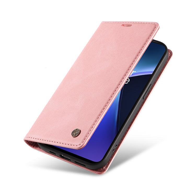 YIKATU YK-004 For OnePlus Nord CE4 Lite 5G / Oppo K12x 5G (China) Case Leather Phone Cover Wallet with Card Holder - Pink
