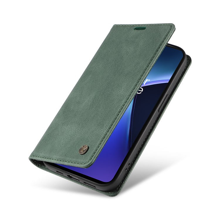 YIKATU YK-004 For OnePlus Nord CE4 Lite 5G / Oppo K12x 5G (China) Case Leather Phone Cover Wallet with Card Holder - Green