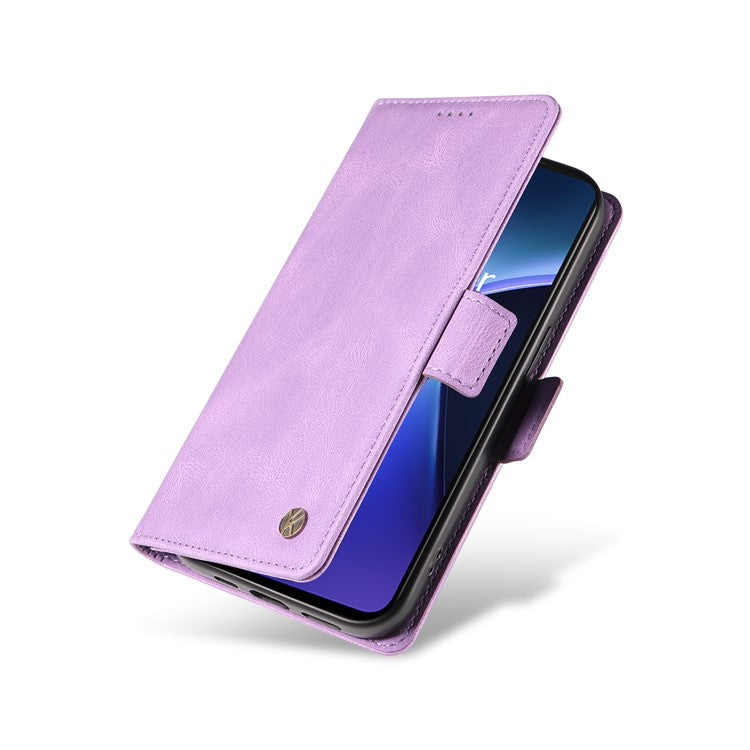 YIKATU YK-005 For OnePlus Nord CE4 Lite 5G / Oppo K12x 5G (China) Case PU Leather Phone Cover Stand Card Slots - Purple