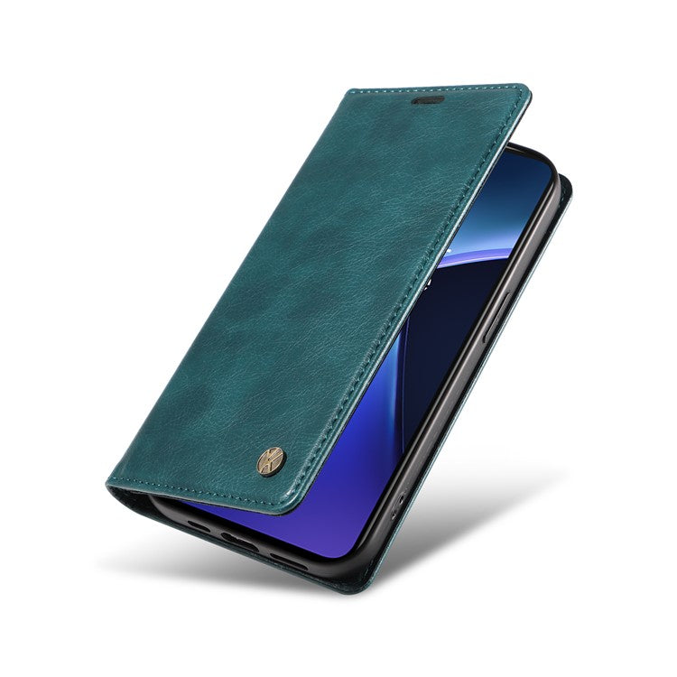 YIKATU YK-006 For OnePlus Nord CE4 Lite 5G / Oppo K12x 5G (China) Case Folio Magnetic Closure Leather Phone Cover - Blue