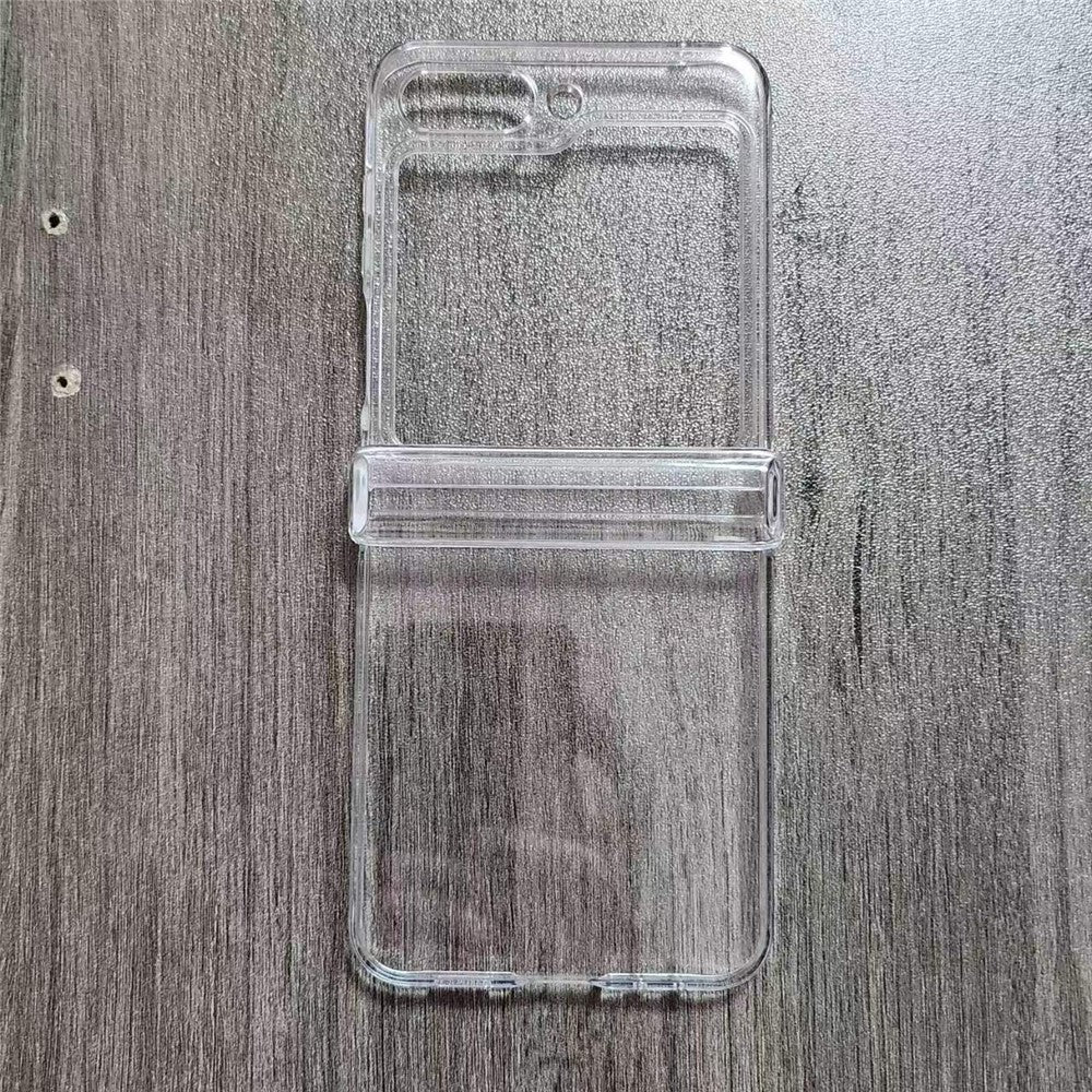 For Samsung Galaxy Z Flip7 FE 5G / Z Flip6 5G Transparent Case Hinge Protection Ultra-Thin Hard PC Phone Cover