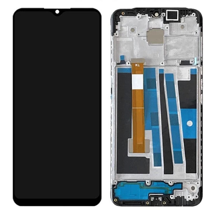 For OPPO A9 LCD Grade B Screen and Digitizer Assembly + Frame (Without Logo)