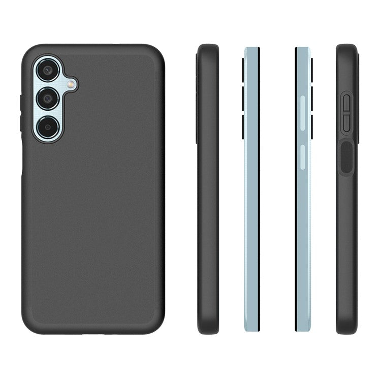 10Pcs / Pack for Samsung Galaxy M35 5G Case Anti-Fingerprint TPU Thin Phone Cover - Black