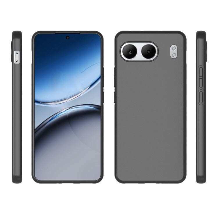 10Pcs / Pack for OnePlus Nord 4 Case Matte TPU Soft Back Protective Cover - Black