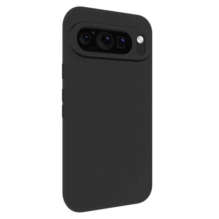10Pcs / Pack for Google Pixel 9 Pro XL Case Anti-Fingerprint Soft TPU Protective Cover - Black