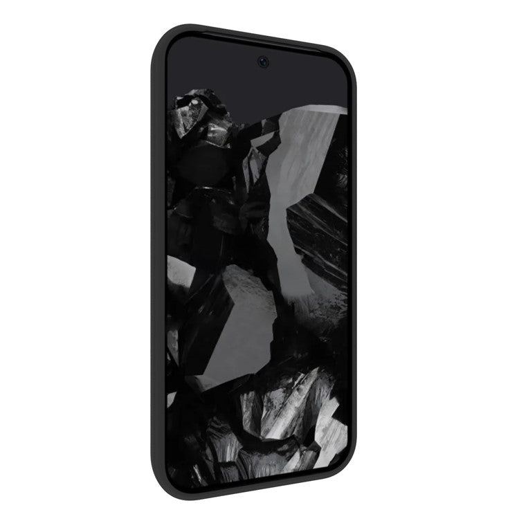 10Pcs / Pack for Google Pixel 9 Pro XL Case Anti-Fingerprint Soft TPU Protective Cover - Black