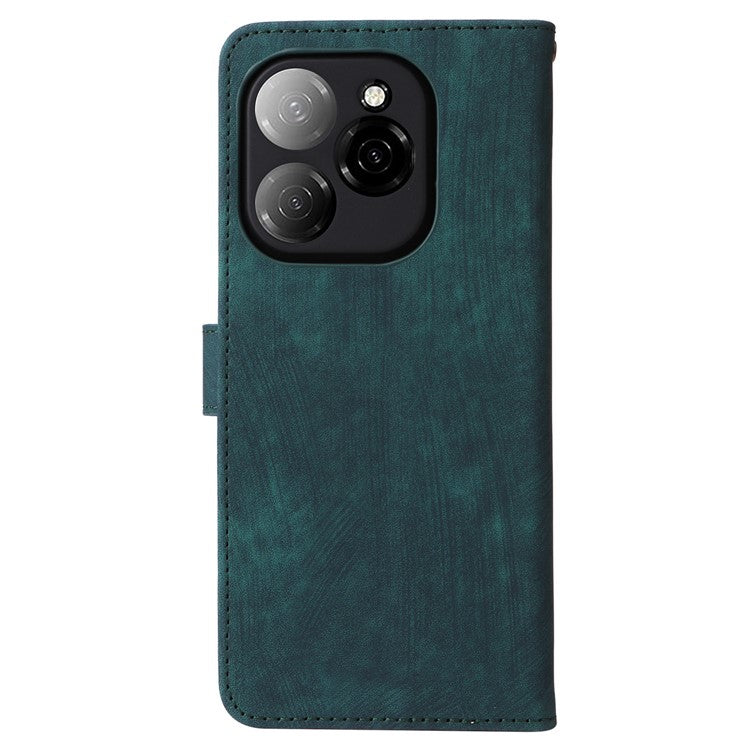 For TECNO Spark 20 Pro 5G / KJ8 Case RFID Blocking PU Leather Wallet Phone Cover - Green