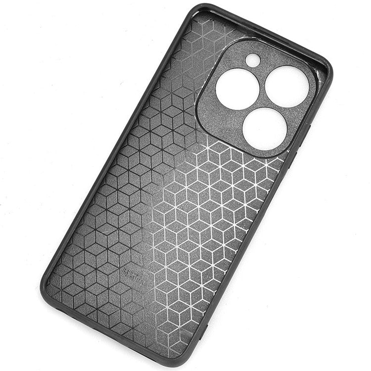 For Infinix Smart 8 Plus / 8 Pro 4G Case Stitching Line PU Leather+PC+TPU Phone Cover - Orange