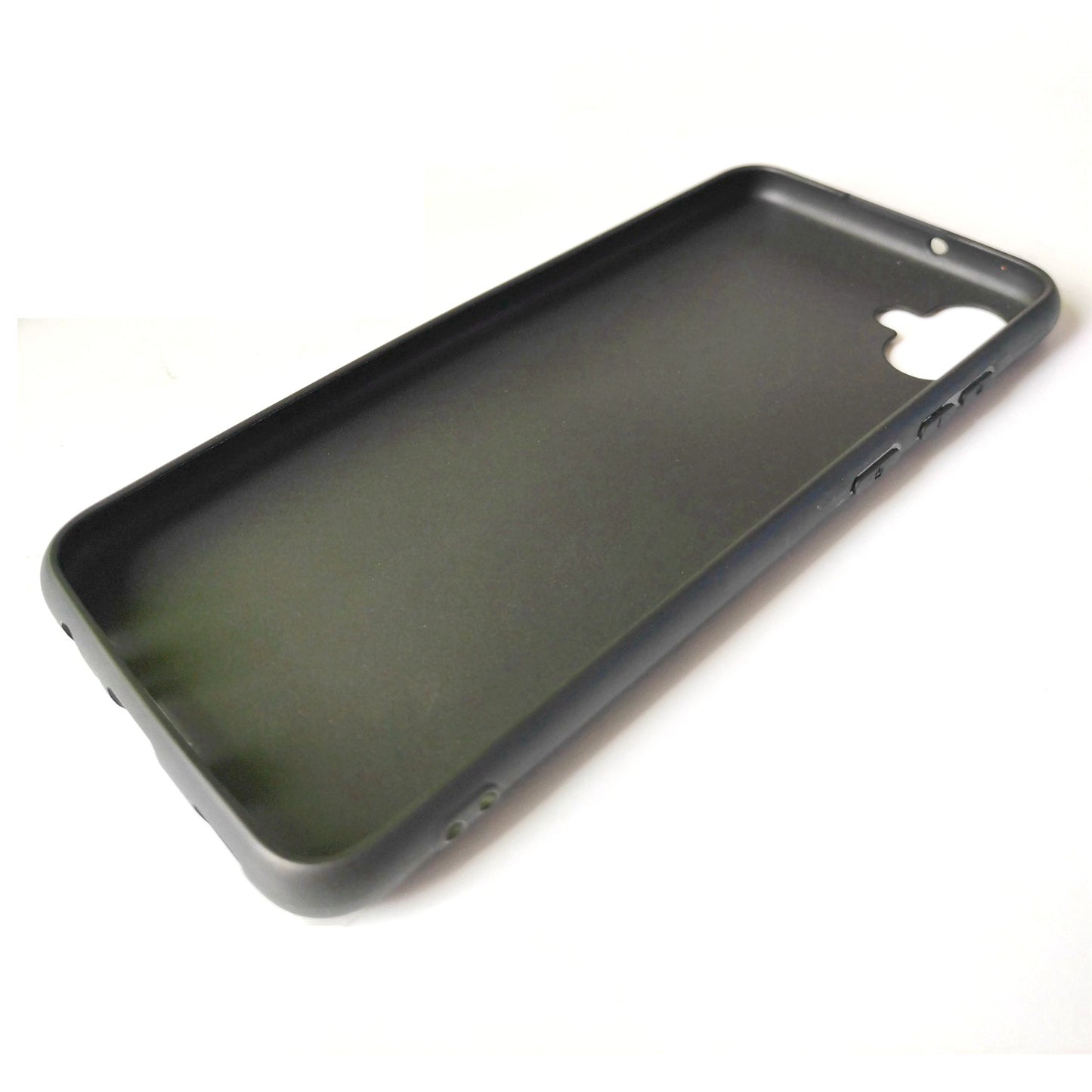 For Samsung Galaxy A06 Case Ring Kickstand Matte Soft TPU Phone Cover - Silver