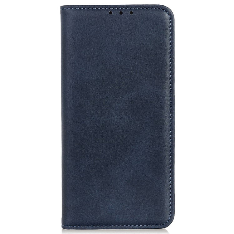 For Samsung Galaxy M35 5G Case Split Leather Flip Wallet Phone Cover - Blue