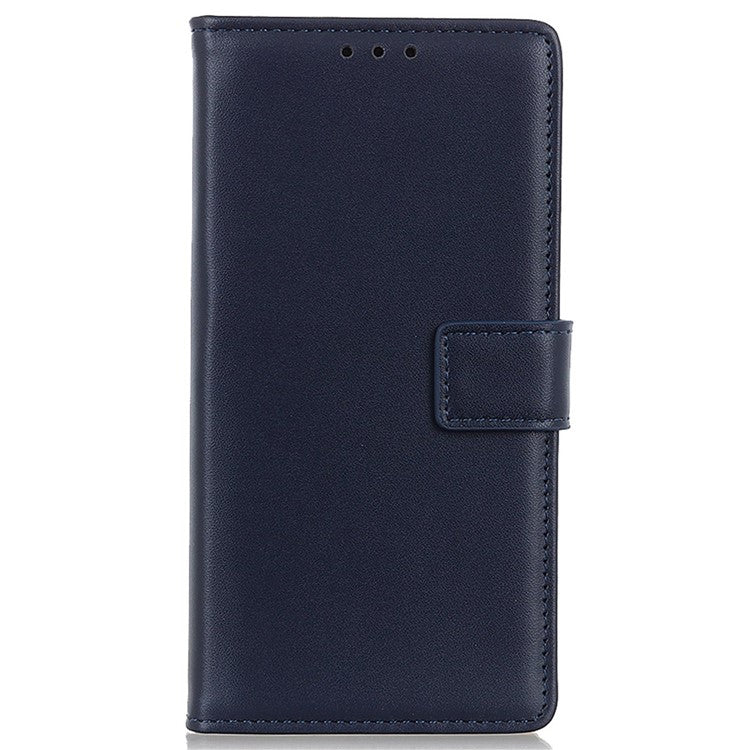 For Samsung Galaxy M35 5G Case Card Slots PU Leather Flip Stand Phone Cover - Blue