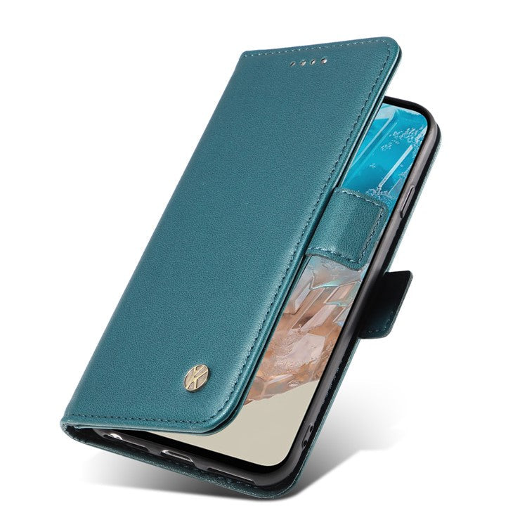 YIKATU YK-003 For Samsung Galaxy M35 5G Case Flip Wallet Shockproof Leather Phone Cover - Green