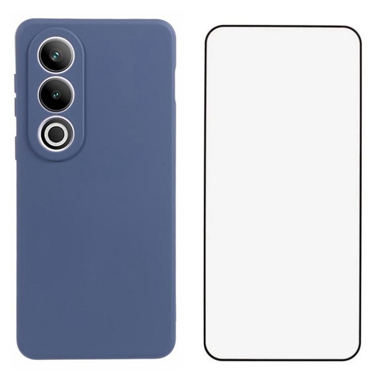 WANLONFENG RB2 Series for OnePlus Ace 3V 5G TPU Case Anti-drop Cover with Screen Protector - Lavender Grey