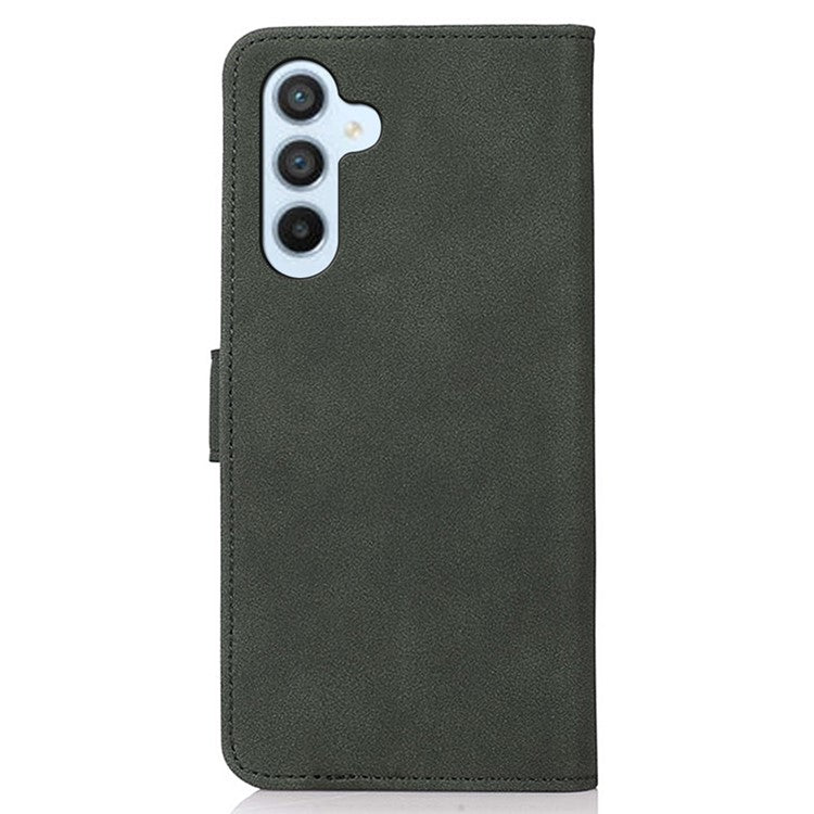 KHAZNEH For Samsung Galaxy M35 5G Stand Case PU Leather Wallet Phone Cover - Green