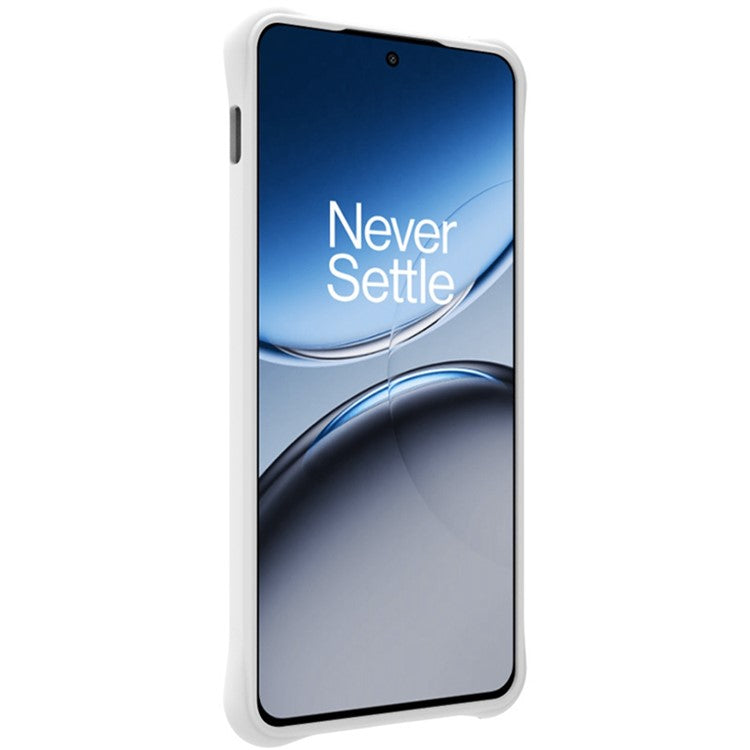 IMAK UC-6 Series for OnePlus Nord 4 TPU Case Water Drop Design Matte Anti-fingerprint Cover - Matte White