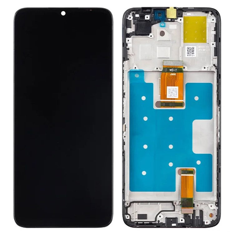 For Honor X6a 4G Grade C LCD Screen and Digitizer Assembly + Frame Replacement Part (Without Logo)