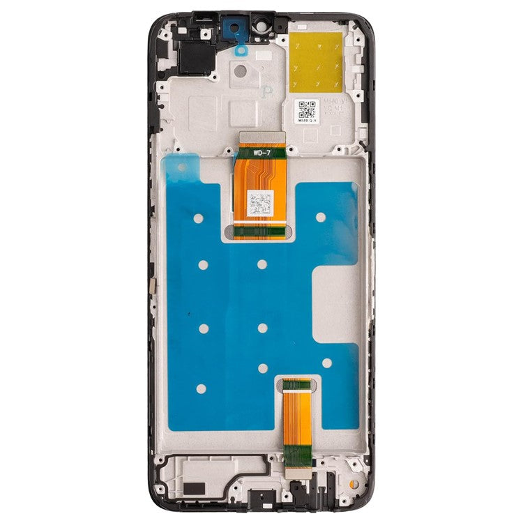 For Honor X6a 4G Grade C LCD Screen and Digitizer Assembly + Frame Replacement Part (Without Logo)