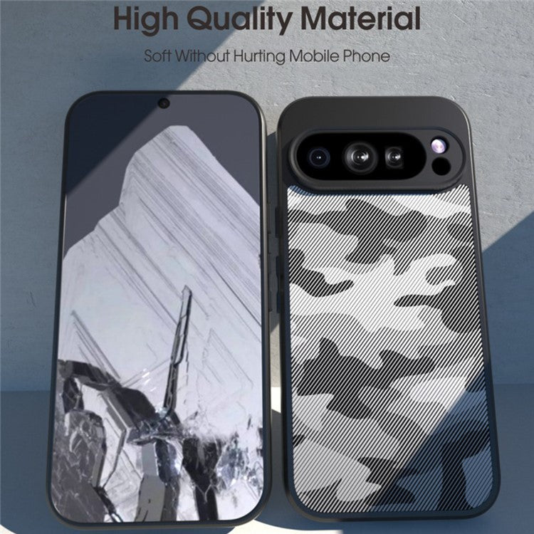 IBMRS For Google Pixel 9 Pro XL Case TPU+PC Phone Cover Shockproof Protection - Artistic Camouflage