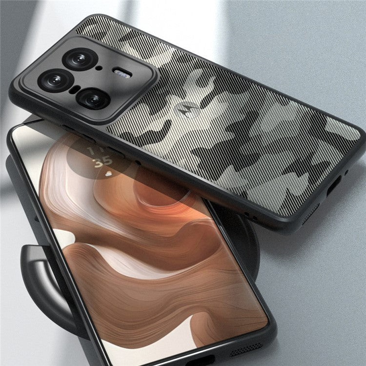 IBMRS For Motorola Moto X50 Ultra 5G / Edge 50 Ultra 5G Case TPU + PC Hybrid Design Phone Cover - Artistic Camouflage