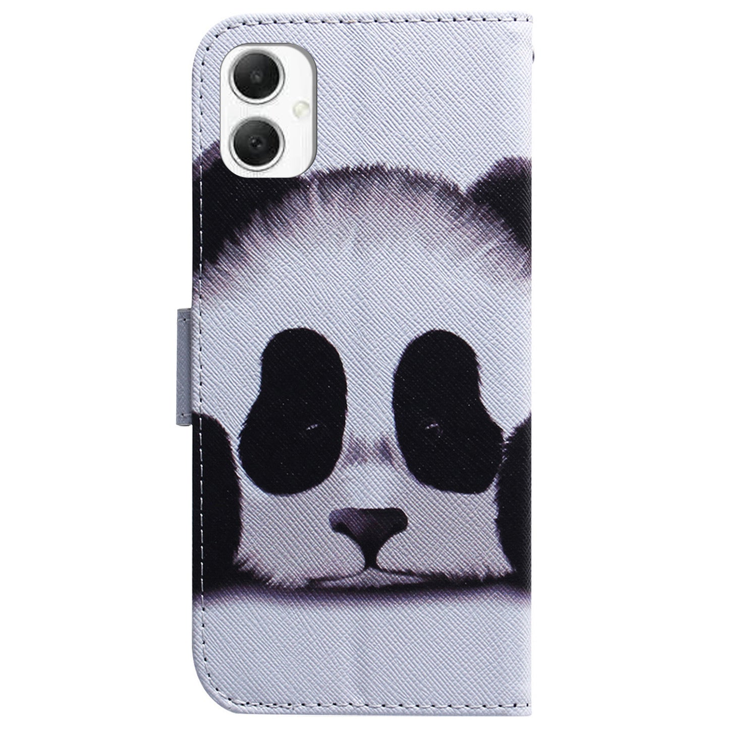 For Samsung Galaxy A06 Wallet Case Pattern Print Leather Phone Cover - Panda
