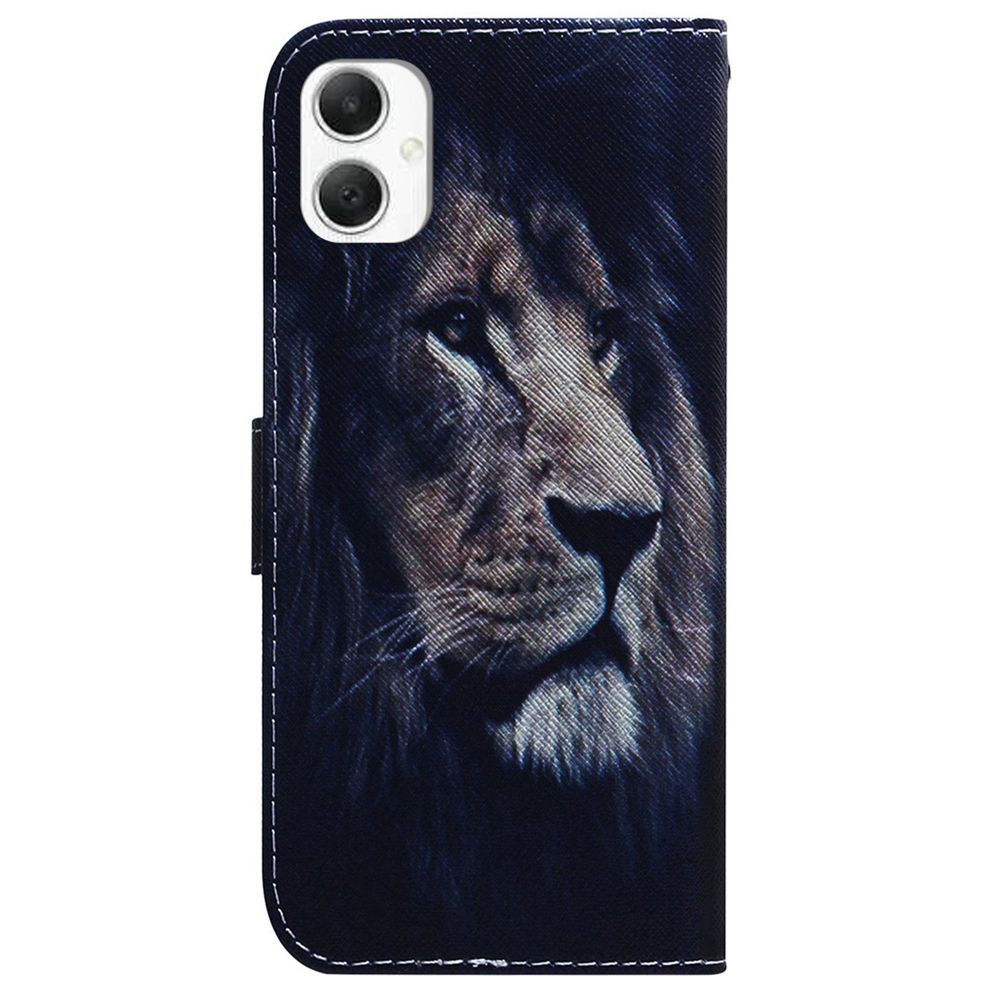 For Samsung Galaxy A06 Wallet Case Pattern Print Leather Phone Cover - Lion
