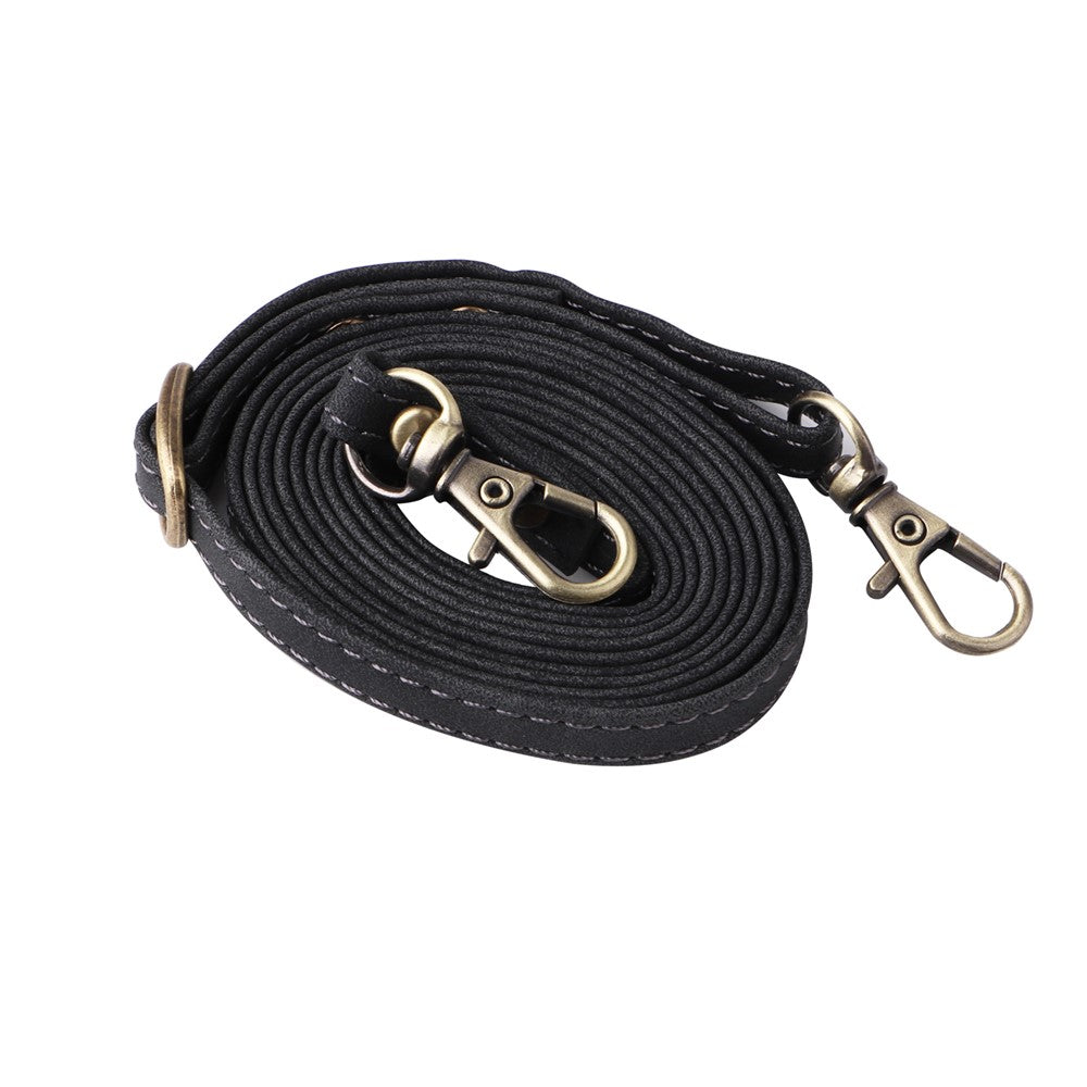 For Samsung Galaxy Z Flip7 FE 5G / Z Flip6 5G Leather Case Zipper Wallet Phone Cover with Shoulder Strap - Black