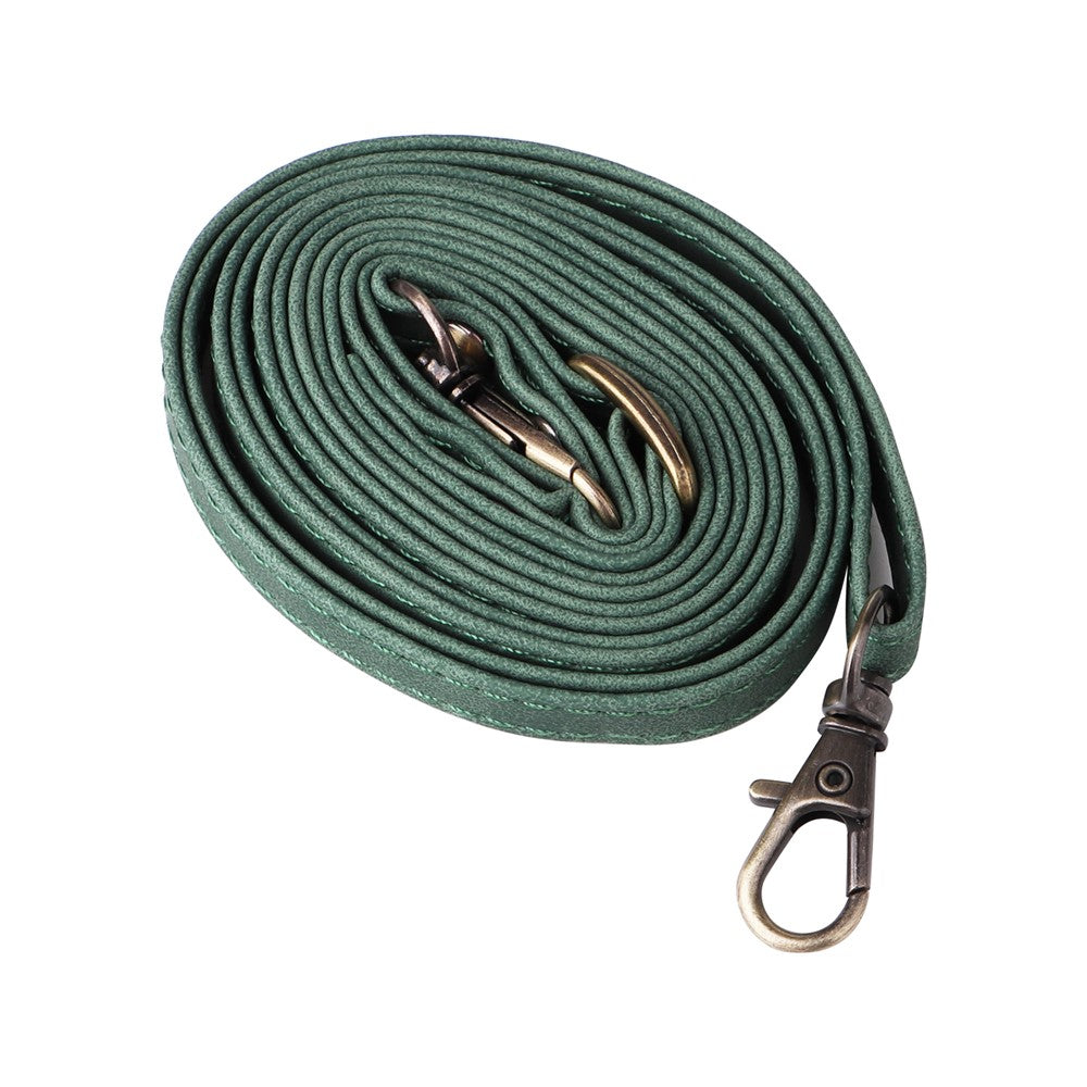 For Samsung Galaxy Z Flip7 FE 5G / Z Flip6 5G Leather Case Zipper Wallet Phone Cover with Shoulder Strap - Green