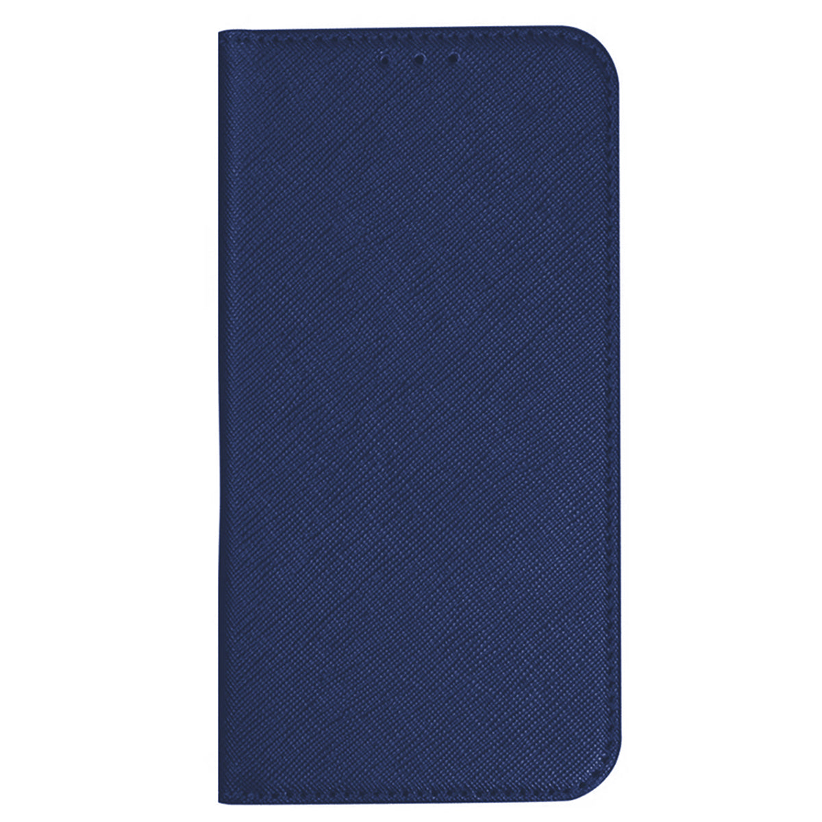 For Samsung Galaxy A06 Case Flip Shockproof Cross Texture Leather Phone Cover - Dark Blue