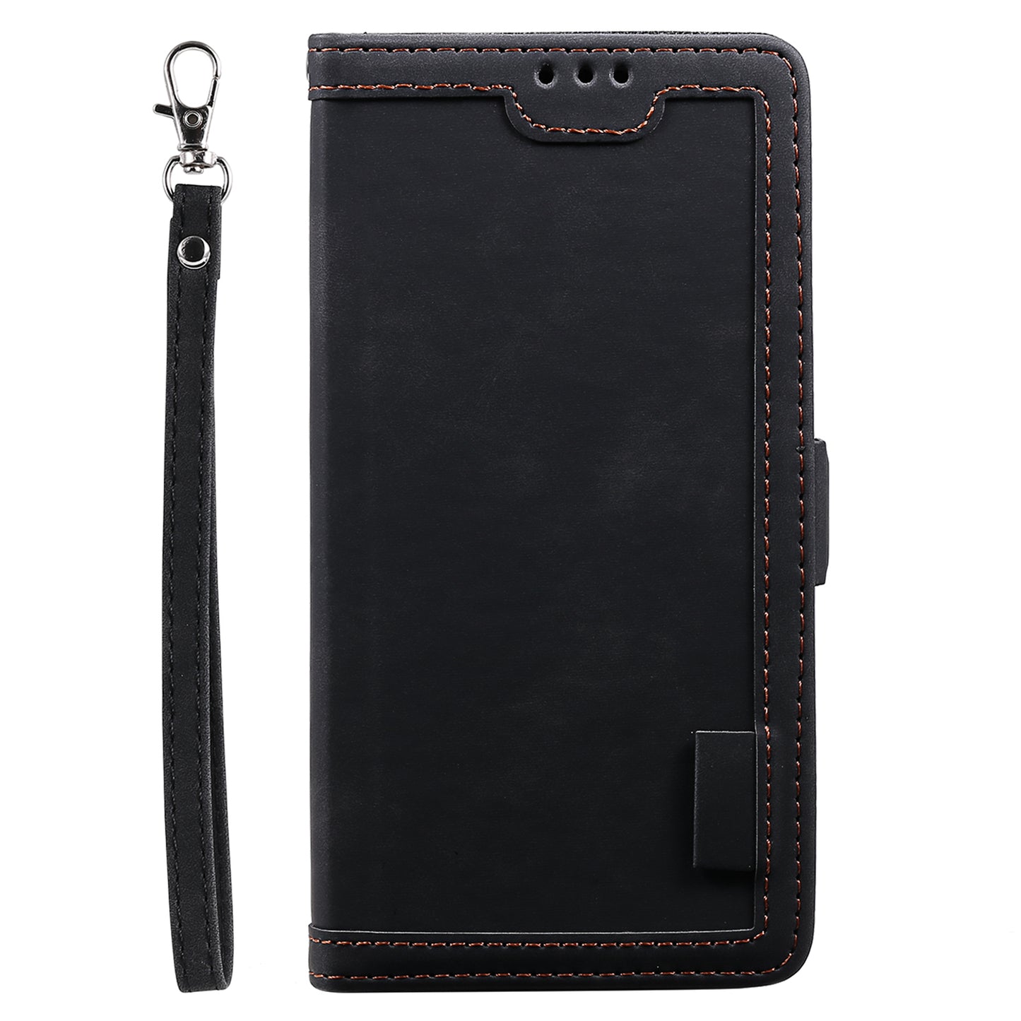 For Samsung Galaxy A16 5G / A16 4G Wallet Case RFID Blocking Stand Leather Phone Cover - Black