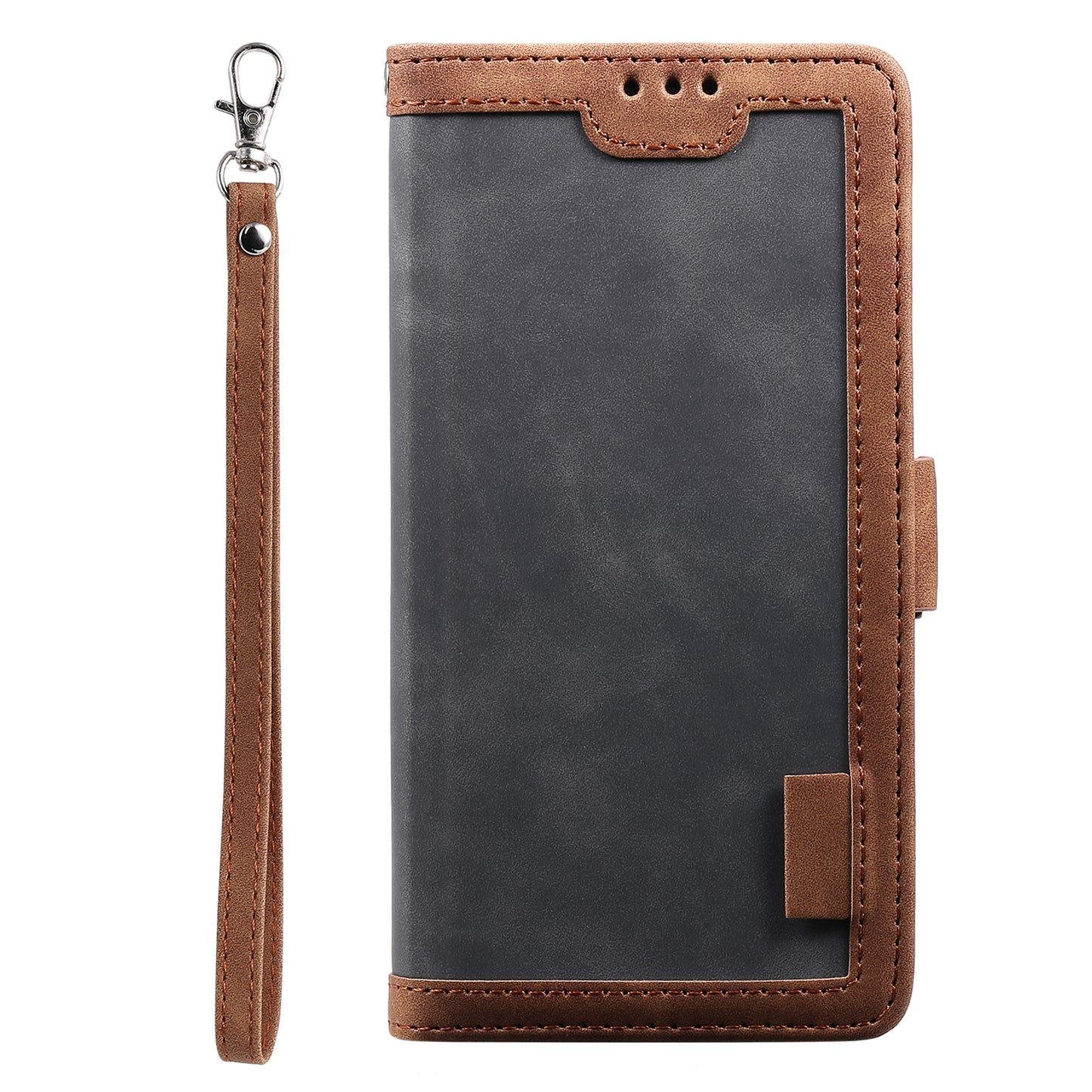 For Samsung Galaxy A16 5G / A16 4G Wallet Case RFID Blocking Stand Leather Phone Cover - Grey