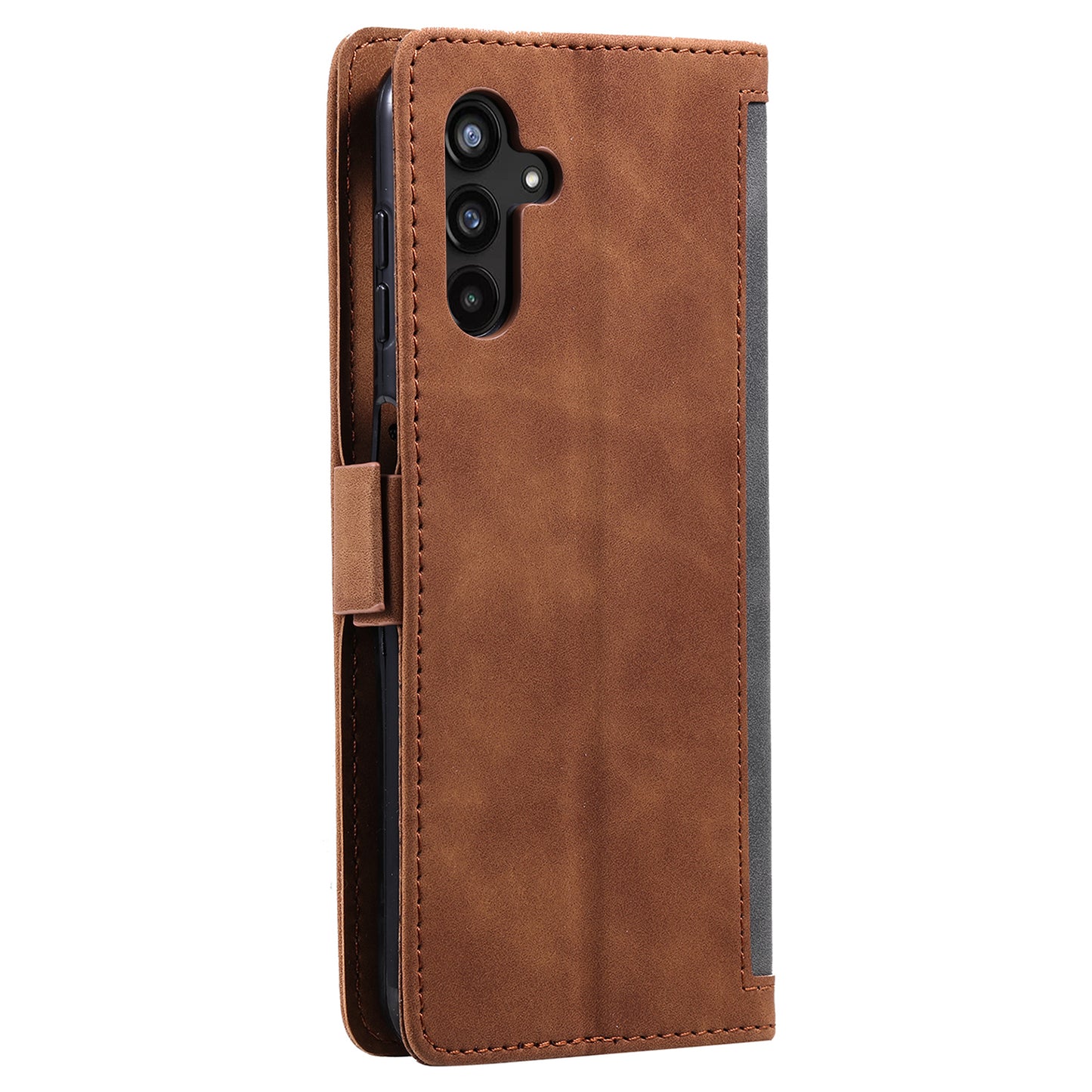 For Samsung Galaxy A16 5G / A16 4G Wallet Case RFID Blocking Stand Leather Phone Cover - Grey