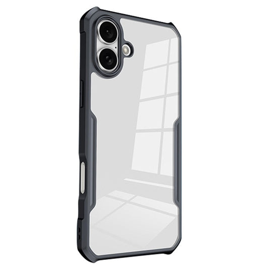 XUNDD For iPhone 16 Plus Case TPU + Acrylic Transparent Back Slim Phone Cover