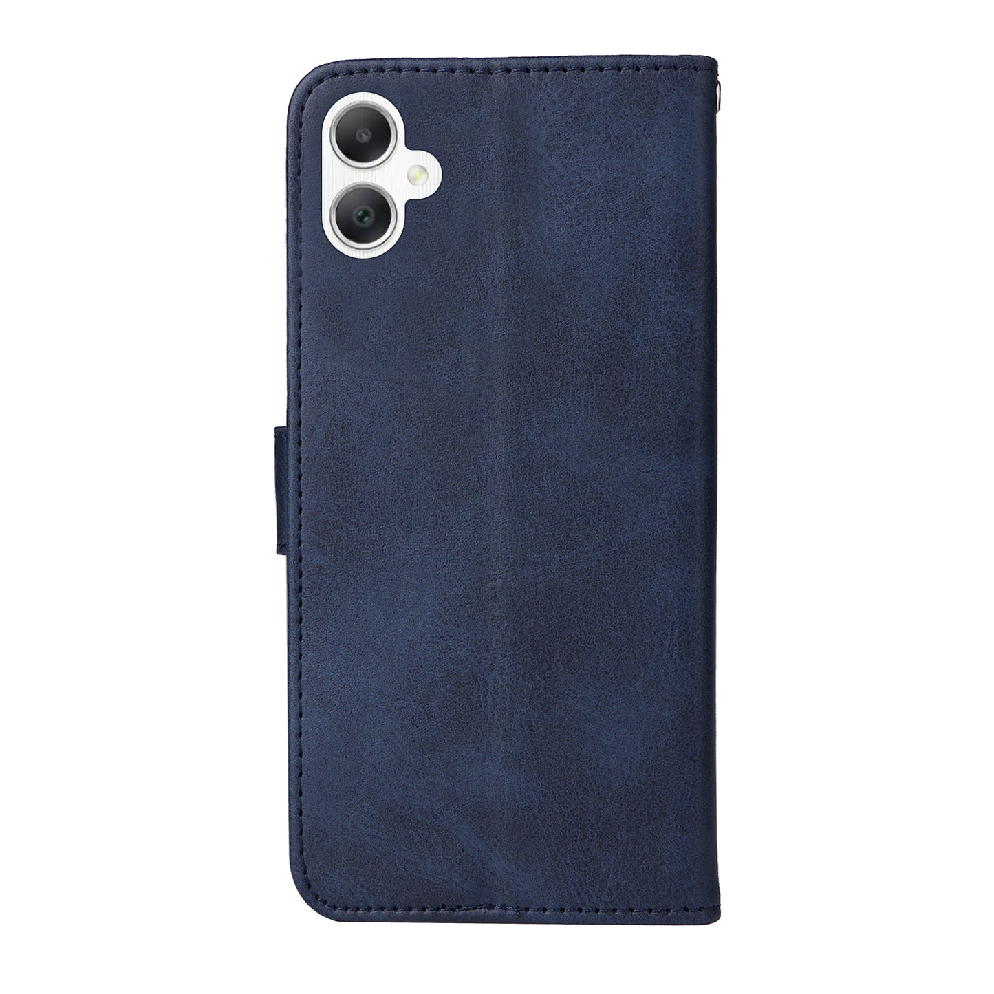 For Samsung Galaxy A06 Case PU Leather Phone Cover with Cash  /  Card Slots - Blue