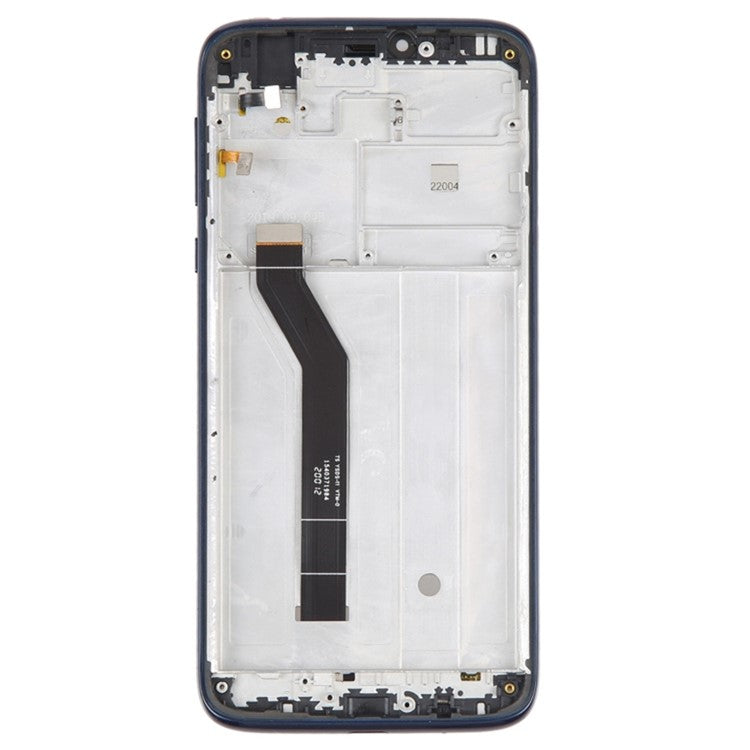For Motorola Moto G7 Power XT1955 Grade C LCD Screen and Digitizer Assembly + Frame Replacement Part (Without Logo) - Blue