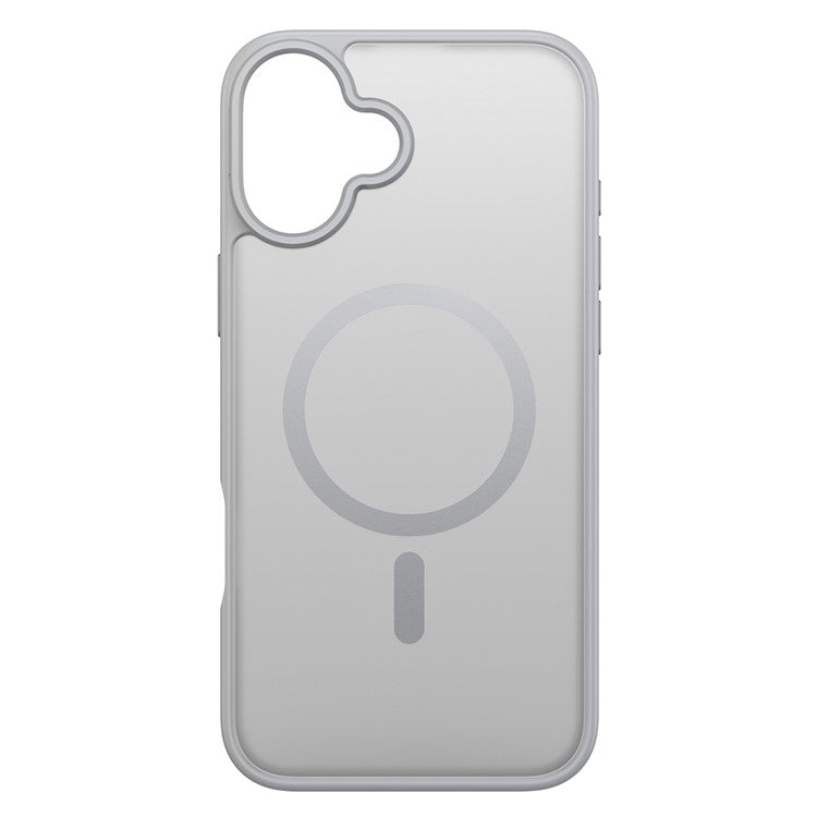 DUX DUCIS Yind Series For iPhone 16 Plus Case Compatible with MagSafe PC+TPU Matte Phone Cover - Grey