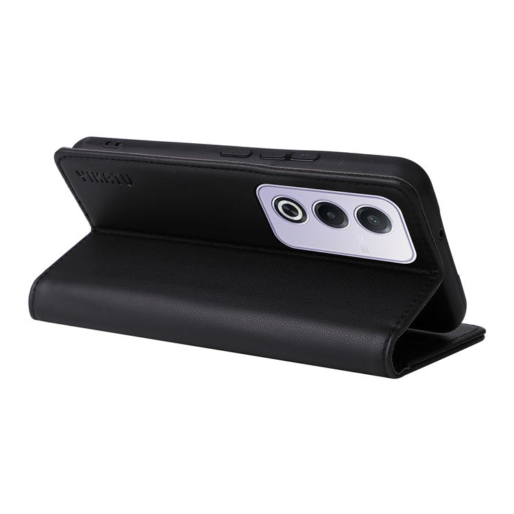 YIKATU YK-001 For Oppo A3 Pro (Global) 5G / A3 Pro (India) 5G Case Stand Leather Phone Cover Strong Magnetic Closure - Black