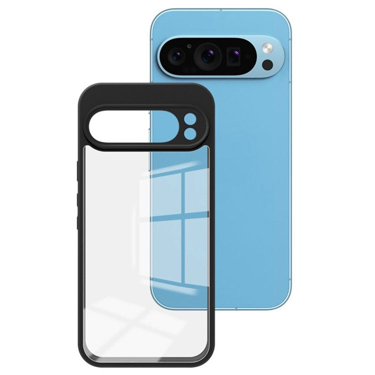 IMAK UX-9A Series for Google Pixel 9 Pro XL Clear Case TPU+PC Phone Cover Reinforced Corners