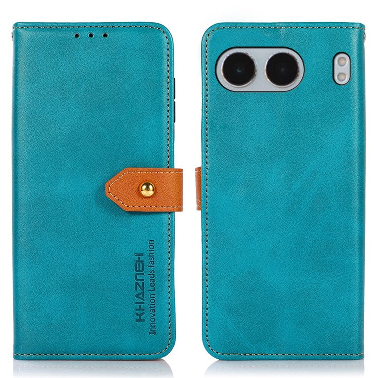 KHAZNEH For OnePlus Nord 4 Wallet Phone Case Stand Leather Flip Cover - Blue