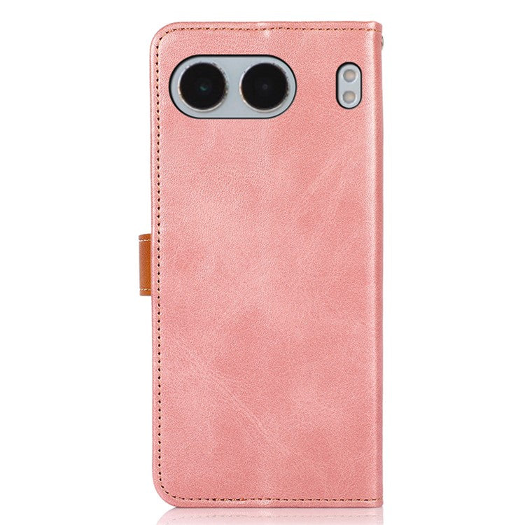 KHAZNEH For OnePlus Nord 4 Wallet Phone Case Stand Leather Flip Cover - Rose Gold