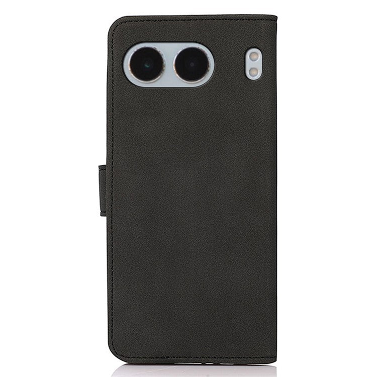 KHAZNEH For OnePlus Nord 4 Stand Case PU Leather Wallet Phone Cover - Black