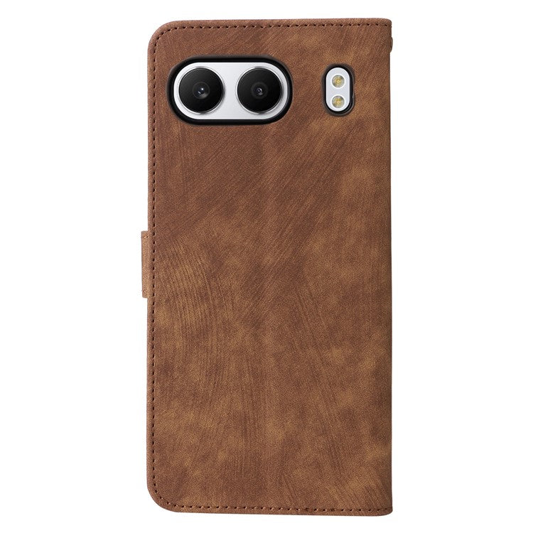 For OnePlus Nord 4 Wallet Case RFID Blocking PU Leather Cover Stand View - Brown